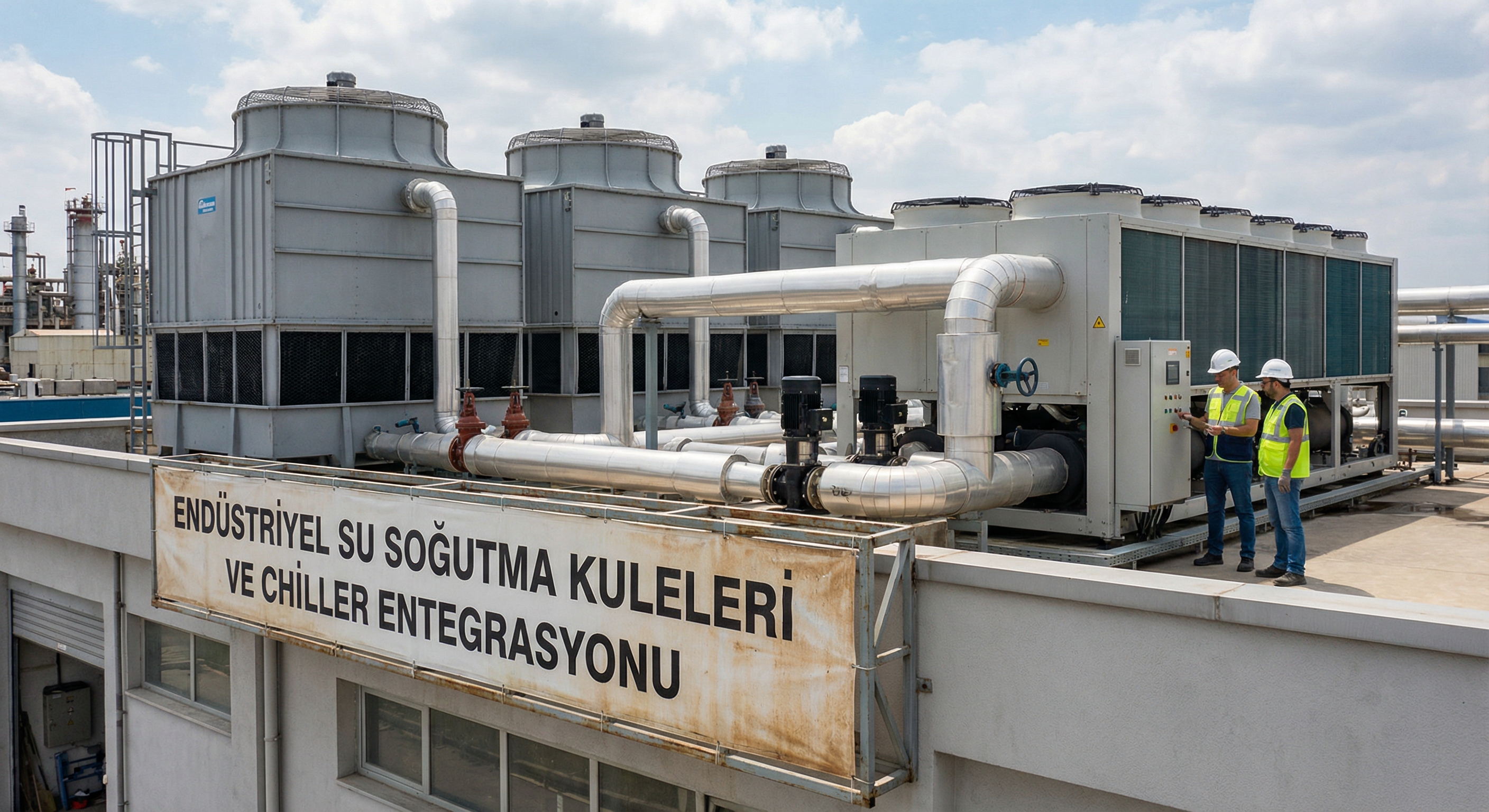 Endüstriyel Su Soğutma Kuleleri ve Chiller Entegrasyonu: Maksimum Verimlilik İçin Profesyonel Çözümler